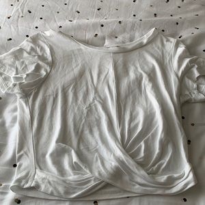 White Crop Top